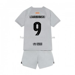 FC Barcelona Voetbalshirt Lewandowski 9 Kleuters/Kids Derde Tenue 2022-2023 Korte Mouw