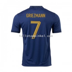 Frankrijk Voetbalshirt Griezmann 7 Heren Thuis Tenue WK 2022 Korte Mouw
