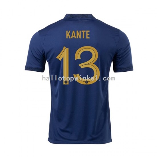 Frankrijk Voetbalshirt Kante 13 Heren Thuis Tenue WK 2022 Korte Mouw
