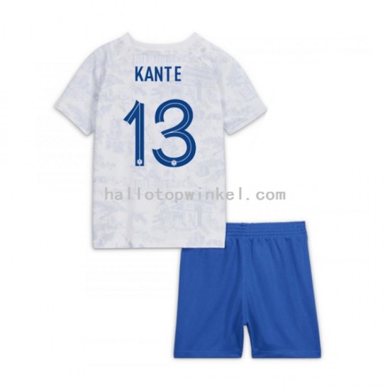 Frankrijk Voetbalshirt Kante 13 Kleuters/Kids Uit Tenue WK 2022 Korte Mouw