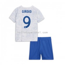 Frankrijk Voetbalshirt Olivier Giroud 9 Kleuters/Kids Uit Tenue WK 2022 Korte Mouw