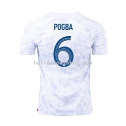 Frankrijk Voetbalshirt Pogba 6 Heren Uit Tenue WK 2022 Korte Mouw