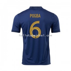 Frankrijk Voetbalshirt Pogba 6 Heren Thuis Tenue WK 2022 Korte Mouw