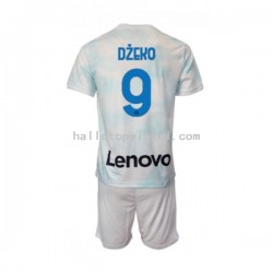 Inter Milan Voetbalshirt Edin Dzeko 9 Kleuters/Kids Uit Tenue 2022-2023 Korte Mouw