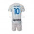 Inter Milan Voetbalshirt Lautaro Martinez 10 Kleuters/Kids Uit Tenue 2022-2023 Korte Mouw