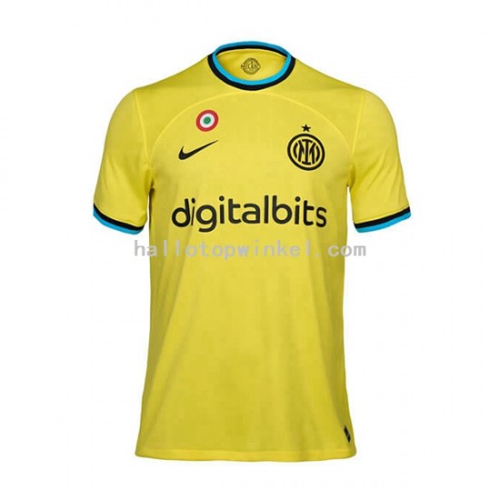 Inter Milan Voetbalshirt Heren Derde Tenue 2022-2023 Korte Mouw