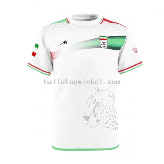 Iran Voetbalshirt Heren Thuis Tenue WK 2022 Korte Mouw