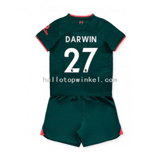 Liverpool Voetbalshirt Darwin Nunez 27 Kleuters/Kids Derde Tenue 2022-2023 Korte Mouw