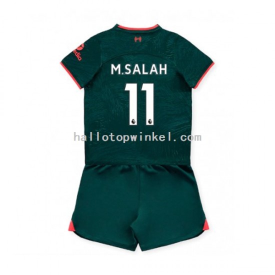 Liverpool Voetbalshirt M.Salah 11 Kleuters/Kids Derde Tenue 2022-2023 Korte Mouw