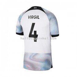 Liverpool Voetbalshirt Virgil 4 Heren Uit Tenue 2022-2023 Korte Mouw