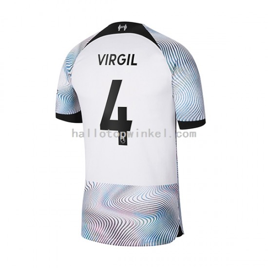 Liverpool Voetbalshirt Virgil 4 Heren Uit Tenue 2022-2023 Korte Mouw