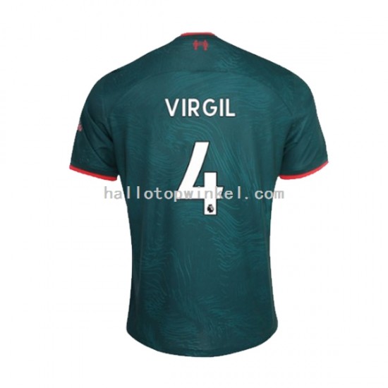 Liverpool Voetbalshirt Virgil van Dijk 4 Heren Derde Tenue 2022-2023 Korte Mouw