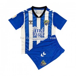 Málaga CF Voetbalshirt Kleuters/Kids Thuis Tenue 2022-2023 Korte Mouw