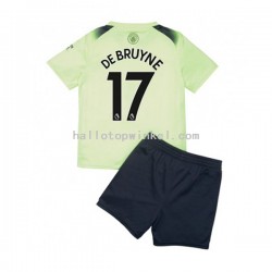 Manchester City Voetbalshirt De Bruyne 17 Kleuters/Kids Derde Tenue 2022-2023 Korte Mouw