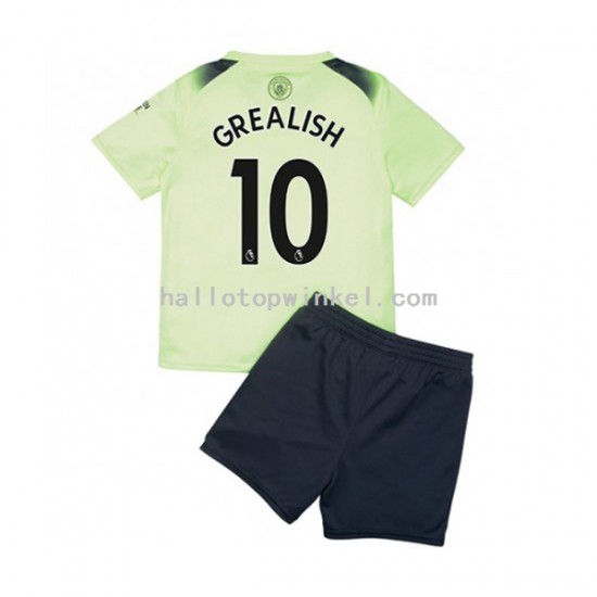 Manchester City Voetbalshirt Grealish 10 Kleuters/Kids Derde Tenue 2022-2023 Korte Mouw