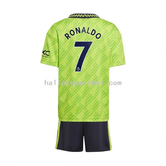 Manchester United Voetbalshirt Cristiano Ronaldo 7 Kleuters/Kids Derde Tenue 2022-2023 Korte Mouw