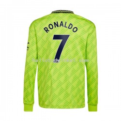Manchester United Voetbalshirt Cristiano Ronaldo Heren Derde Tenue 2022-2023 Lange Mouw