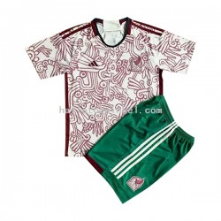 Mexico Voetbalshirt Kleuters/Kids Uit Tenue WK 2022 Korte Mouw