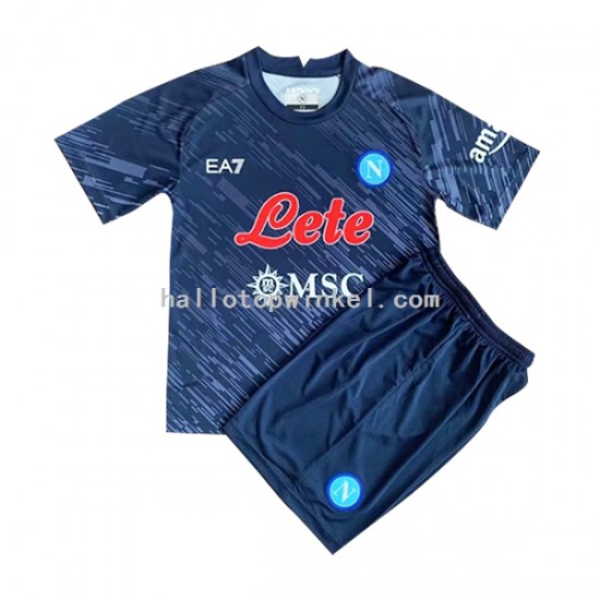 Napoli Voetbalshirt Kleuters/Kids Derde Tenue 2022-2023 Korte Mouw