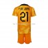 Nederland Voetbalshirt Frenkie de Jong 21 Kleuters/Kids Thuis Tenue WK 2022 Korte Mouw