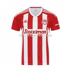 Olympiacos Voetbalshirt Heren Thuis Tenue 2022-2023 Korte Mouw