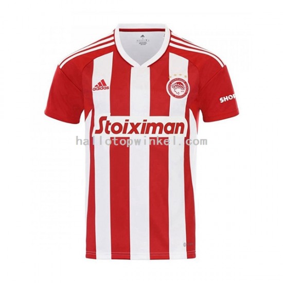 Olympiacos Voetbalshirt Heren Thuis Tenue 2022-2023 Korte Mouw