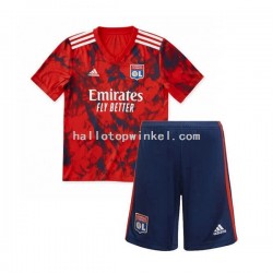 Olympique Lyonnais Voetbalshirt Kleuters/Kids Uit Tenue 2022-2023 Korte Mouw