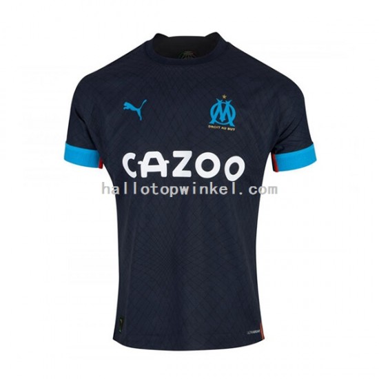 Olympique Marseille Voetbalshirt Heren Uit Tenue 2022-2023 Korte Mouw