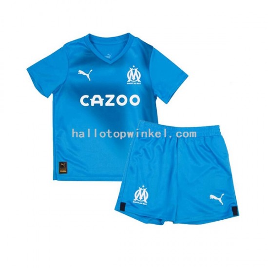 Olympique Marseille Voetbalshirt Kleuters/Kids Derde Tenue 2022-2023 Korte Mouw
