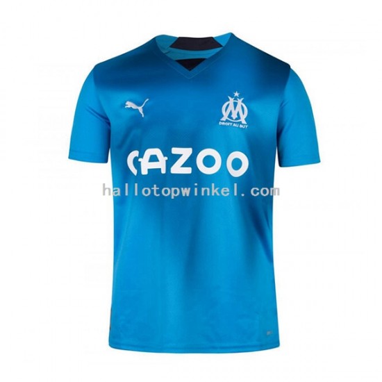 Olympique Marseille Voetbalshirt Heren Derde Tenue 2022-2023 Korte Mouw