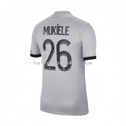 Paris Saint-Germain Voetbalshirt Mukiele 26 Heren Uit Tenue 2022-2023 Korte Mouw