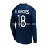 Paris Saint-Germain Voetbalshirt R.Sanches 18 Heren Thuis Tenue 2022-2023 Lange Mouw