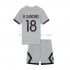 Paris Saint-Germain Voetbalshirt R.Sanches 18 Kleuters/Kids Uit Tenue 2022-2023 Korte Mouw
