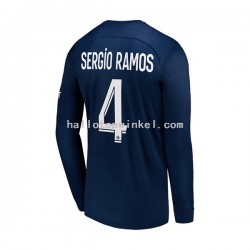 Paris Saint-Germain Voetbalshirt Sergio Ramos 4 Heren Thuis Tenue 2022-2023 Lange Mouw