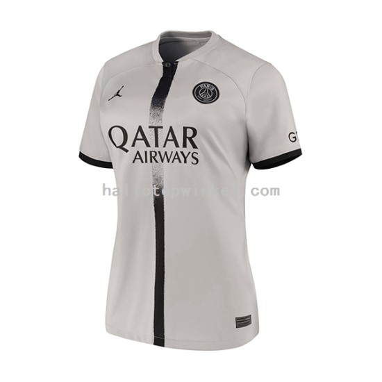 Paris Saint-Germain Voetbalshirt Dames Uit Tenue 2022-2023 Korte Mouw