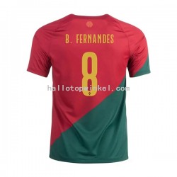 Portugal Voetbalshirt B.Fernandes 8 Heren Thuis Tenue WK 2022 Korte Mouw