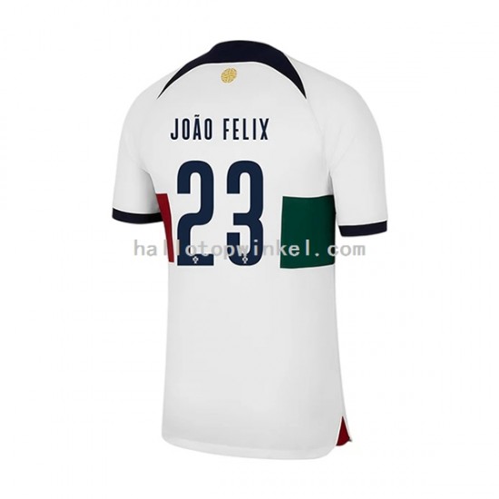 Portugal Voetbalshirt Joao Felix 23 Heren Uit Tenue WK 2022 Korte Mouw