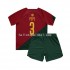Portugal Voetbalshirt PEPE 3 Kleuters/Kids Thuis Tenue WK 2022 Korte Mouw