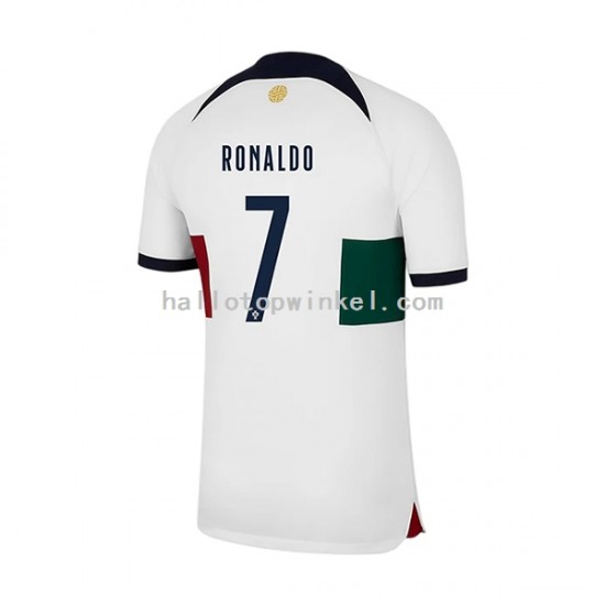 Portugal Voetbalshirt Ronaldo 7 Heren Uit Tenue WK 2022 Korte Mouw
