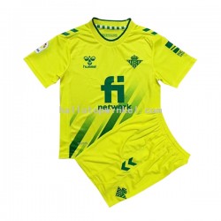 Real Betis Voetbalshirt Doelman Kleuters/Kids Uit Tenue 2022-2023 Korte Mouw