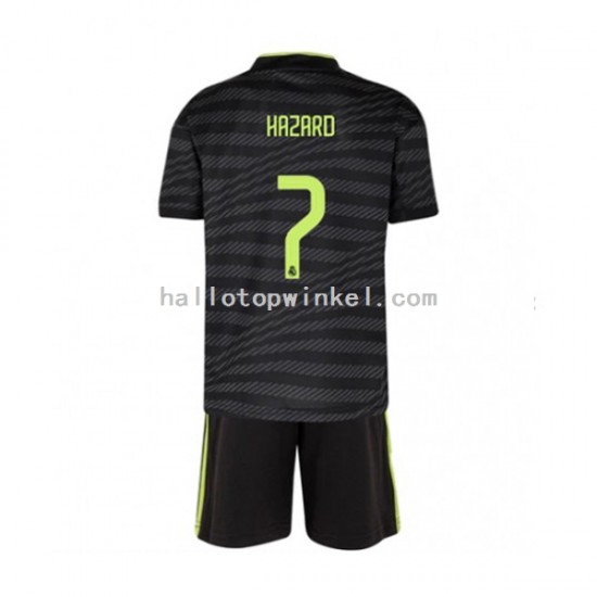 Real Madrid Voetbalshirt Eden Hazard 7 Kleuters/Kids Derde Tenue 2022-2023 Korte Mouw