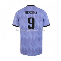 Real Madrid Voetbalshirt Karim Benzema 9 Heren Uit Tenue 2022-2023 Korte Mouw