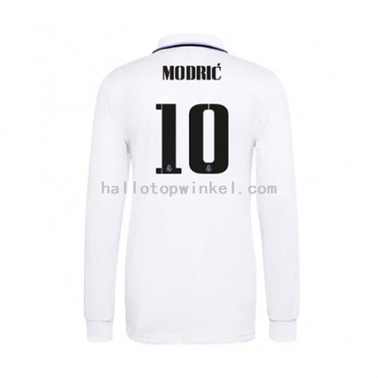 Real Madrid Voetbalshirt Modrić 10 Heren Thuis Tenue 2022-2023 Lange Mouw