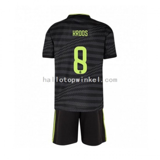Real Madrid Voetbalshirt Toni Kroos 8 Kleuters/Kids Derde Tenue 2022-2023 Korte Mouw