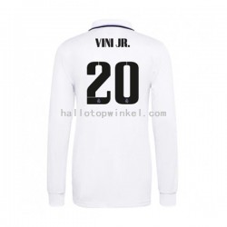 Real Madrid Voetbalshirt Vinicius Junior 20 Heren Thuis Tenue 2022-2023 Lange Mouw