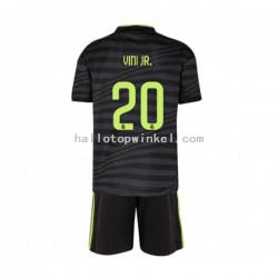 Real Madrid Voetbalshirt Vinicius Junior 20 Kleuters/Kids Derde Tenue 2022-2023 Korte Mouw