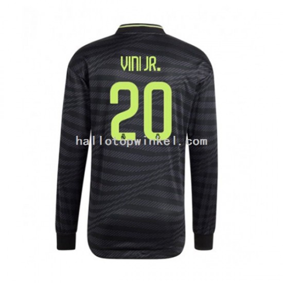 Real Madrid Voetbalshirt Vinicius Junior 20 Heren Derde Tenue 2022-2023 Lange Mouw