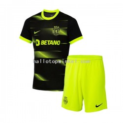 Sporting CP Voetbalshirt Kleuters/Kids Uit Tenue 2022-2023 Korte Mouw