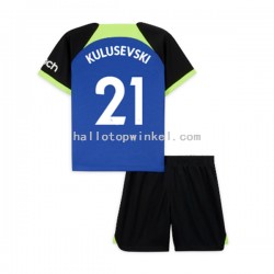 Tottenham Hotspur Voetbalshirt Dejan Kulusevski 21 Kleuters/Kids Uit Tenue 2022-2023 Korte Mouw