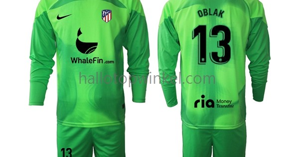Maillot Atletico Madrid 2015-2016 - Nike - Oblak #13 - Jaune - Taille L - Neuf